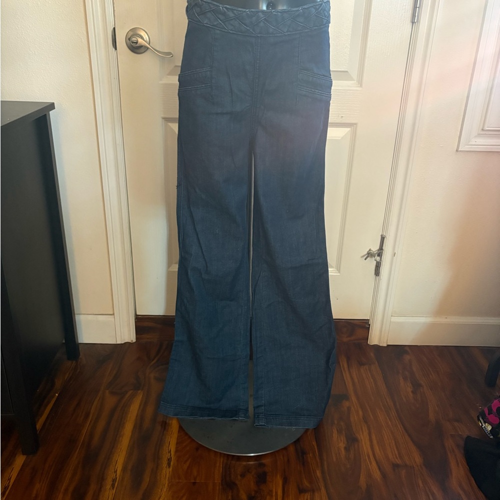 Ecote Dark Blue Flare Jeans